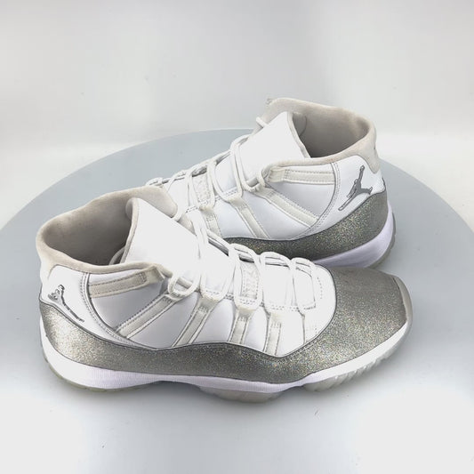 Jordan 11 Retro White Metallic Silver (Women's) - Size 11.5W